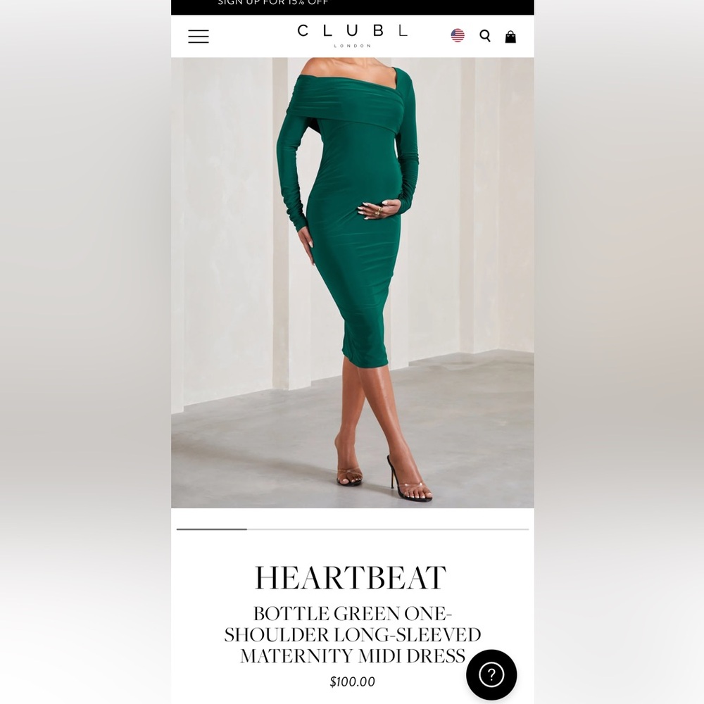 Clublondon maternity dress us4 worn once!